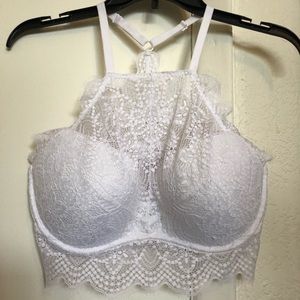 Victoria’s Secret White Lace Push-up Bra